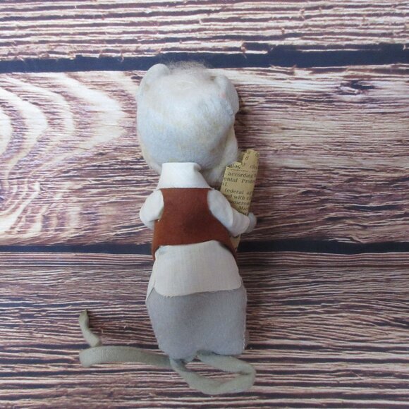 Annalee Smoking Grandpa Mouse with Newspaper 6.5" - Vintage 1971 - Picture 5 of 6